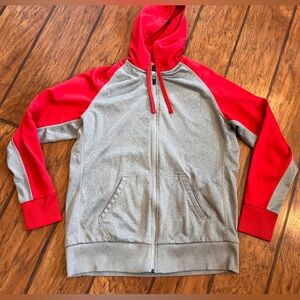 Ohio State Buckeyes hoodie men’s Large Nike Therma Fit full zip sweatshirt gray